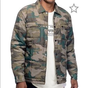 Diamond Supply Co Puffer Camo Jacket size XL